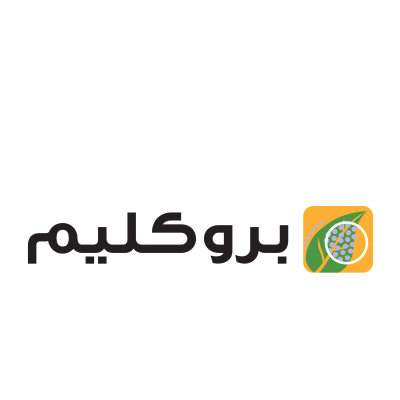 Arabic wordmark with orange square icon showing a citrus slice and mint leaf