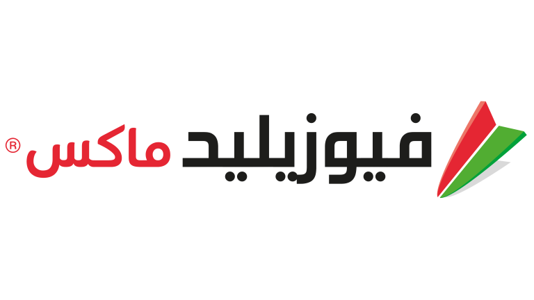 Fiverr and Unilad Max logos in Arabic text with red and green icons